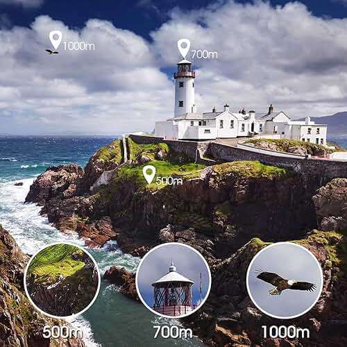 Pirate Monocular Telescope, 25x30 High Powered Zoomable Collapsible Brass Spyglass Handheld Waterproof Telescope Monocular for Bird Watching Hunting Hiking Travelling - Image 6