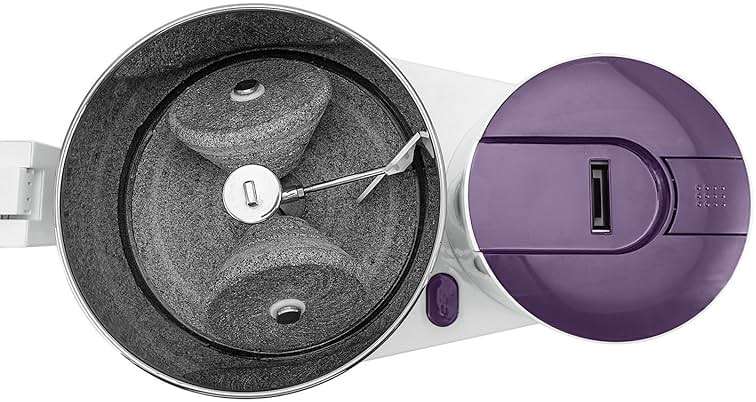 Ultra Grind+ Gold 2 Liter Table Top Wet Grinder with Atta Kneader, 110 Volt- Purple color - Image 3