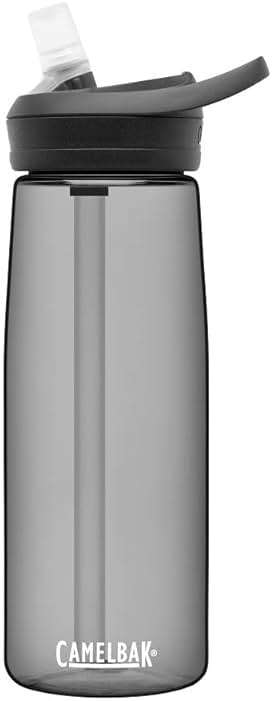 CamelBak Eddy+ Water Bottle with Bite Valve Straw, Leak‑Resistant Easy‑Sip Design for Everyday Hydration, 25oz, Charcoal 2.0 - Image 2