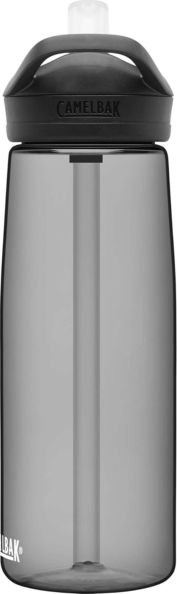 CamelBak Eddy+ Water Bottle with Bite Valve Straw, Leak‑Resistant Easy‑Sip Design for Everyday Hydration, 25oz, Charcoal 2.0 - Image 4