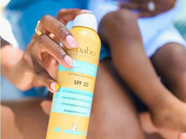 Babo Botanicals, Sunscreen Spray Sheer Sensitive SPF 50, 6 Ounce - Image 10