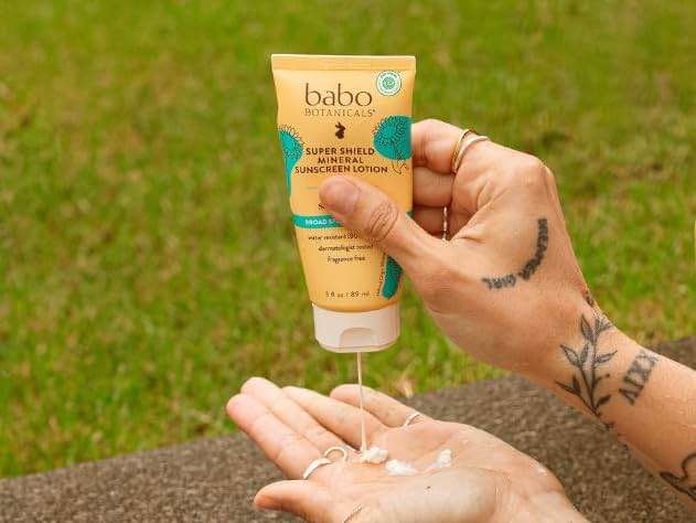 Babo Botanicals Extra Sensitive Sheer Mineral Sunscreen Lotion SPF 50, 3 FZ - Image 9