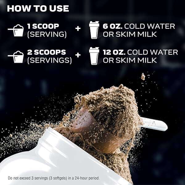 Muscletech Grass-Fed Whey Protein Powder (Triple Chocolate, 1.8LB) - Whey Protein Smoothie & Milk Shake Mix Supports Muscle Gain & Recovery - 20g of Whey Protein for Women & Men - Non-GMO, Gluten-Free - Image 4