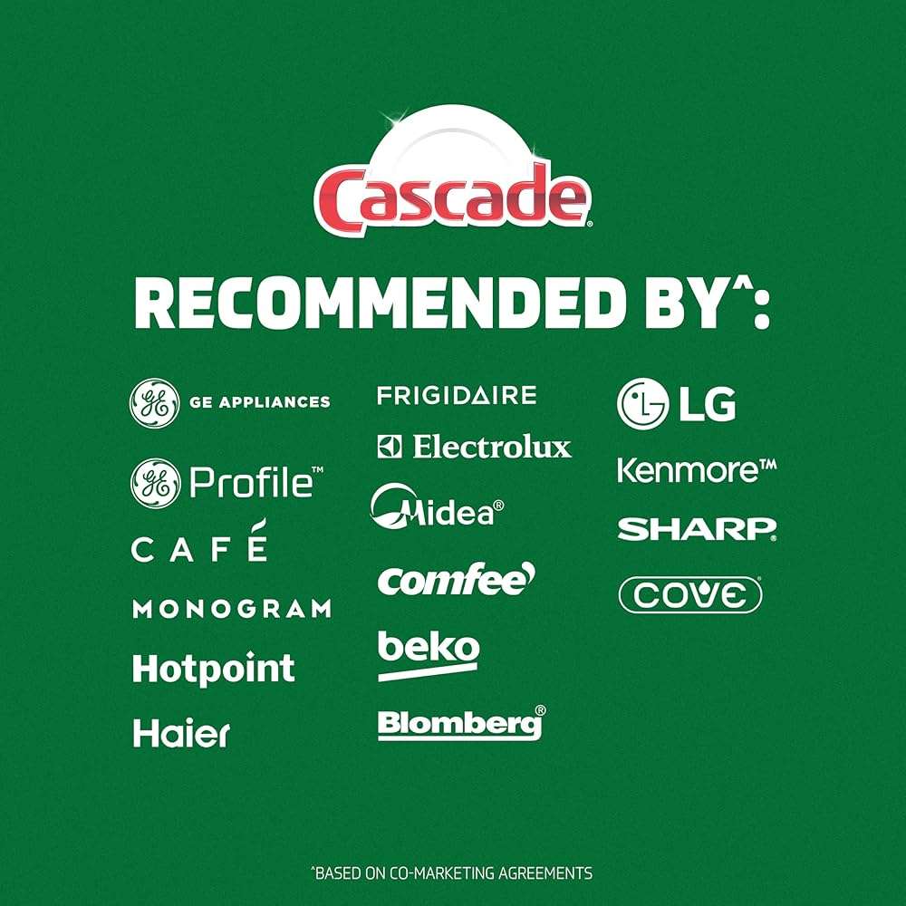 Cascade Free & Clear Dishwasher Detergent Liquid Gel, Dish Detergent, Dishwasher Soap, Lemon, 75oz - Image 4