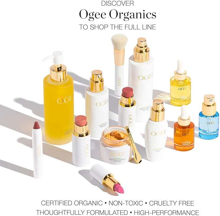 Ogee Sculpted Face Stick (ROSE QUARTZ - ROSE BLUSH) Certified Organic Blush Stick - Multi-Use Cream Blush Stick for Cheeks, Lips & Face - Image 7