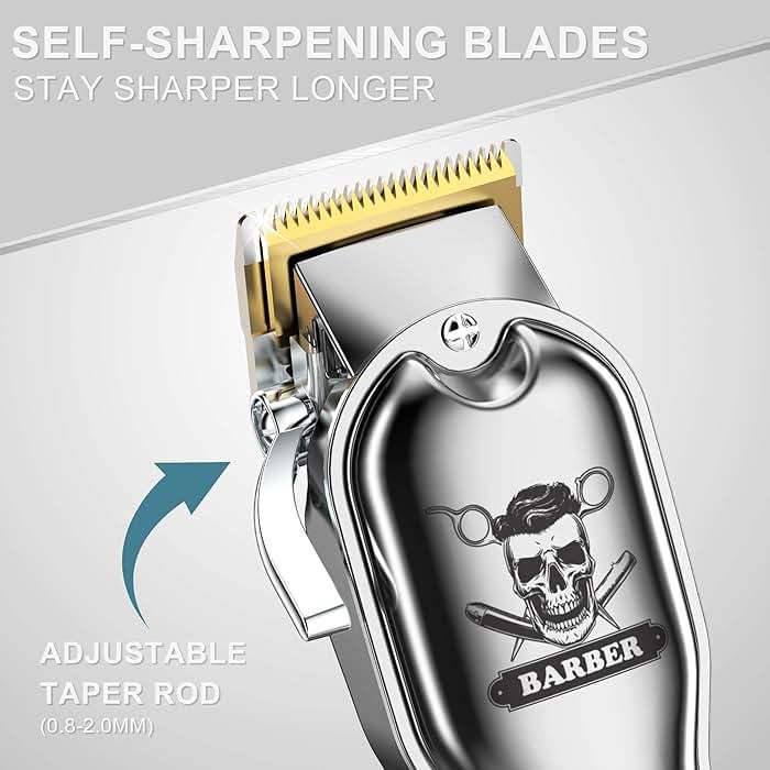 Hatteker Hair Cutting Kit Pro Hair Clippers for Men Professional Barber Clippers IPX7 Waterproof Cordless Beard / Hair Trimmer - Image 3