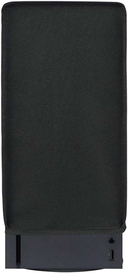 PlayVital Black Nylon Dust Cover for Xbox Series X Console, Soft Neat Lining Dust Guard, Anti Scratch Waterproof Cover Sleeve for Xbox Series X Console - Image 7