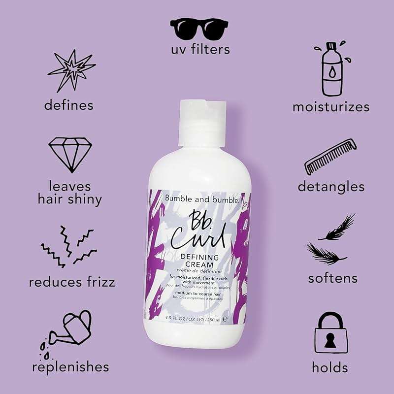 Bumble and bumble. Curl Defining Styling Cream | For Moisturized Flexible Curls | Anti Frizz | Coily, Curly, Wavy | With Jojoba Oil, Avocado Oil + Coconut Oil - Image 6