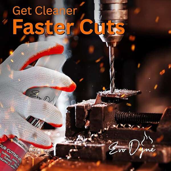 Cutting Oil, Cutting Fluid 8-OZ, Made in The USA | Cutting Oil for Drilling, Tapping, Milling | Professional Grade Fluid - Safe on Metal & Glass by Evo Dyne - Image 6