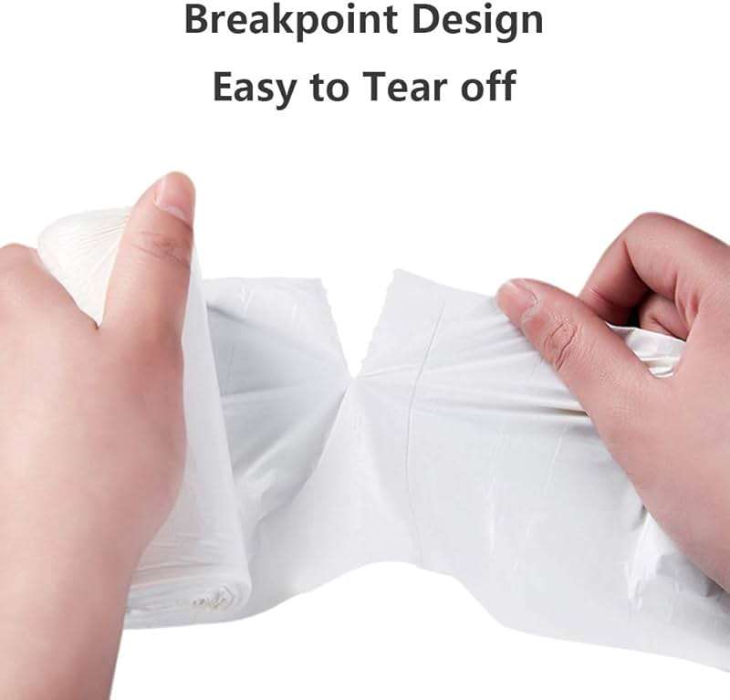 Small Trash Bags, Magesh 4 Gallon Trash Bag/Small Garbage Bags, Strong Wastebasket Liners for Bathroom Bedroom Office Trash Can, Clear 200 Counts - Image 7