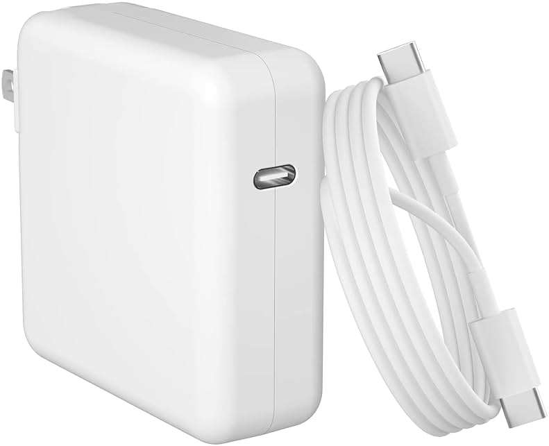 Mac Book Pro Charger - 96W USB C Charger Fast Charger for USB C Port MacBook pro & MacBook Air, ipad Pro, Samsung Galaxy and All Type C Device, 6.6 ft USBC Cable Included - Image 1