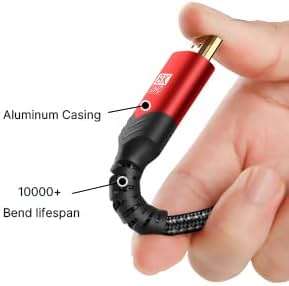 JSAUX 8K HDMI Cable 2.1 2 Pack 6ft, 48Gbps Ultra High Speed HDMI Cable Braided Cord (4K@144Hz, 4K@120Hz, 8K@60Hz) HDCP 2.2&2.3 HDR 10 eARC ARC, Compatible with Switch 2/PS5/Laptop/Monitor/HDTV/-Red - Image 9