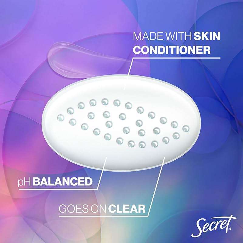 Secret Fresh Antiperspirant Deodorant for Women, 72hr Breathable Sweat & Odor Protection, Instant Freshness & Gentle, PH Balancing Minerals, Clear Gel, Nurturing Coconut Scent, 2.6 oz - Image 4