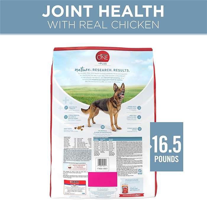 Purina ONE Plus Joint Health Formula Natural With Added Vitamins, Minerals and Nutrients Dry Dog Food - 16.5 lb. Bag - Image 7