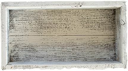 BARNWOODUSA Small Wooden Planter Box – Rustic 1-Pack Wood Window Planter Box Set for Centerpieces & Storage – Durable Wooden Boxes for Decor - Perfect Toilet Basket for Bathroom Organizer - Product Image