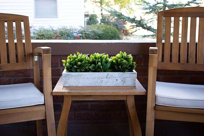 BARNWOODUSA Small Wooden Planter Box – Rustic 1-Pack Wood Window Planter Box Set for Centerpieces & Storage – Durable Wooden Boxes for Decor - Perfect Toilet Basket for Bathroom Organizer - Image 4