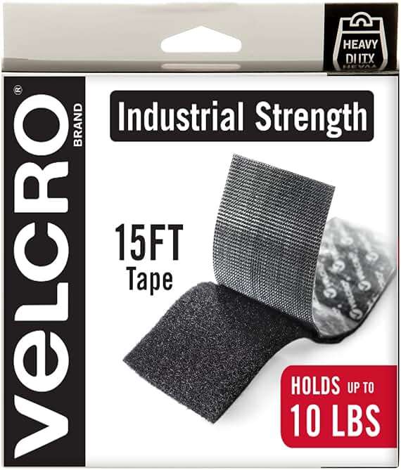 VELCRO Brand Heavy Duty Tape and ONE-WRAP Double Sided Roll Bundle | Holds 10 lbs, Cut to Length Straps | Industrial Strength for Indoor or Outdoor Use - Image 2