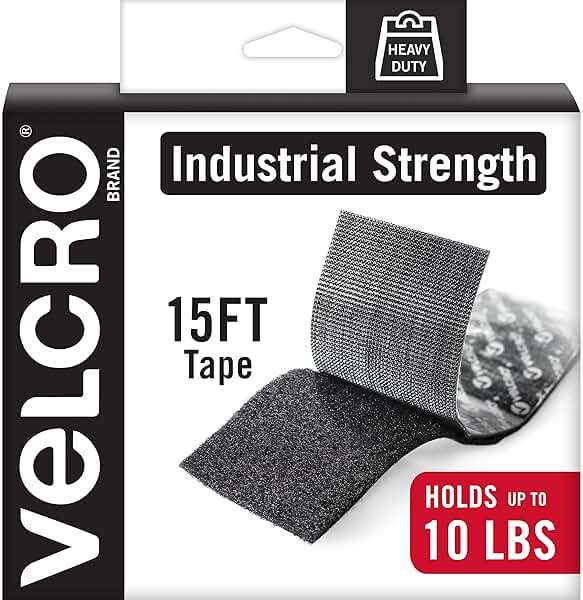 VELCRO Brand Heavy Duty Tape and ONE-WRAP Double Sided Roll Bundle | Holds 10 lbs, Cut to Length Straps | Industrial Strength for Indoor or Outdoor Use - Image 4