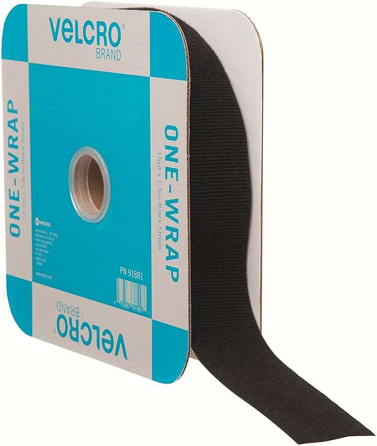 VELCRO Brand Heavy Duty Tape and ONE-WRAP Double Sided Roll Bundle | Holds 10 lbs, Cut to Length Straps | Industrial Strength for Indoor or Outdoor Use - Image 5