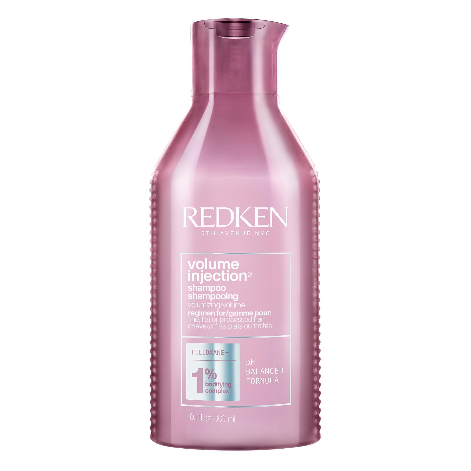 Redken Volume Injection Shampoo For Fine Hair - Adds Lift & Body, Volumizing & Detangling Without Weighing Down, Paraben Free - Product Image