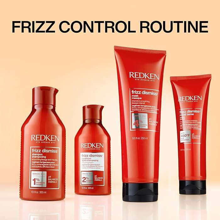 Redken Frizz Dismiss Conditioner - Frizz Control for All Hair Types, Moisturizes & Smoothes, Enhances Shine, With Babassu Oil - Image 7