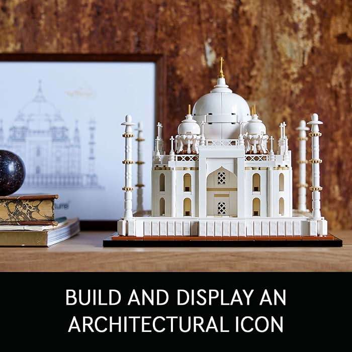 LEGO Architecture Taj Mahal 21056 Building Set - Landmarks Collection, Display Model, Collectible Home Décor Gift Idea and Model Kits for Adults and Architects to Build - Image 3