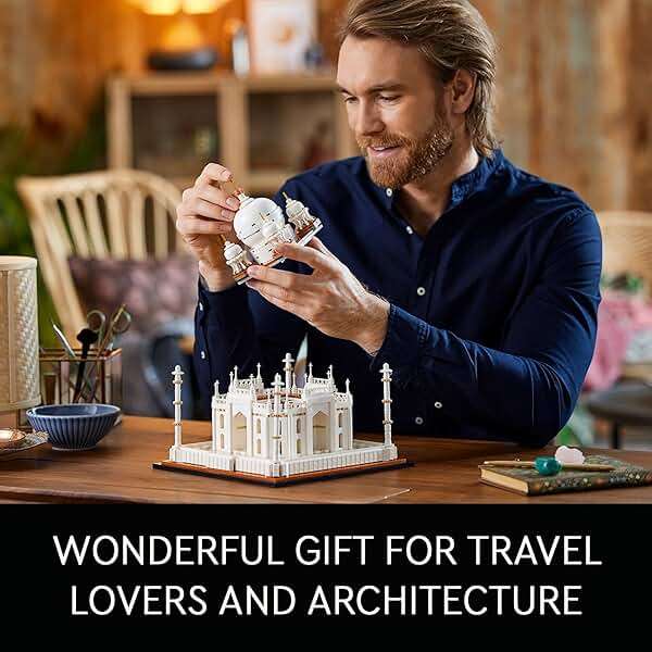 LEGO Architecture Taj Mahal 21056 Building Set - Landmarks Collection, Display Model, Collectible Home Décor Gift Idea and Model Kits for Adults and Architects to Build - Image 6