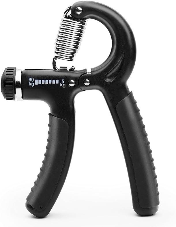 Exology Fitness 5-60 kg Grip Strengthener Exerciser – Adjustable Hand Grips Strengthener with Stainless Steel Spring for Strong Wrists, Fingers, Forearm, Hands - Product Image