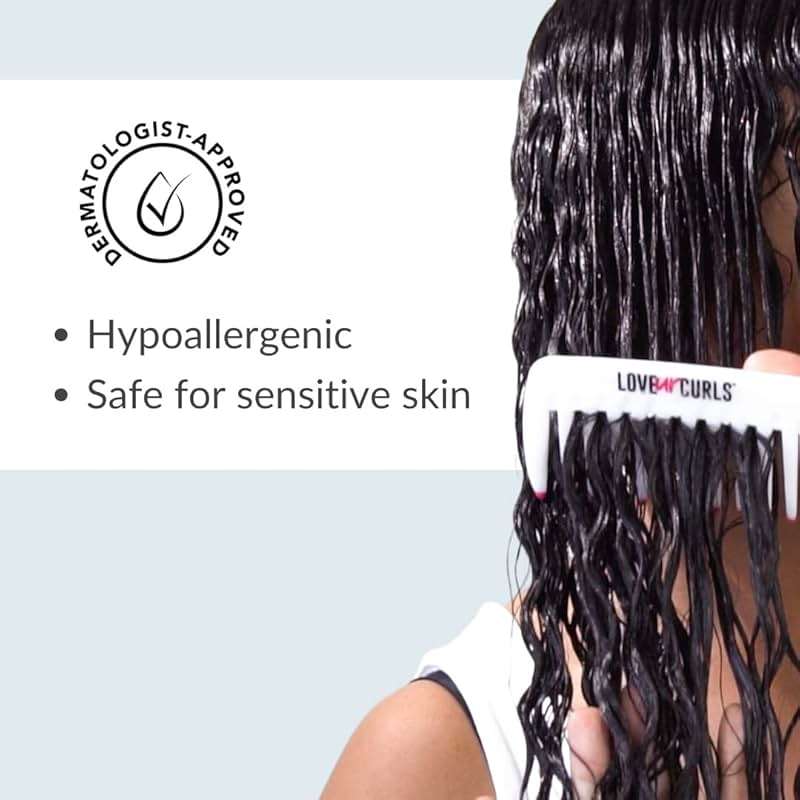 Love Ur Curls - Hydrating and Detangling Conditioner for Curly, Wavy, Kinky-Coily Hair 8.5oz (or 250ml) - Silicone Free for Moisturizing, Soft, Smooth Curls - Image 3