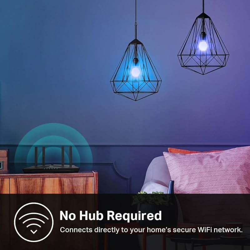Kasa Smart Light Bulbs, Full Color Changing Dimmable Smart WiFi Bulbs Compatible with Alexa and Google Home, A19, 9W 800 Lumens,2.4Ghz only, No Hub Required, 4 Count (Pack of 1), Multicolor (KL125P4) - Image 10