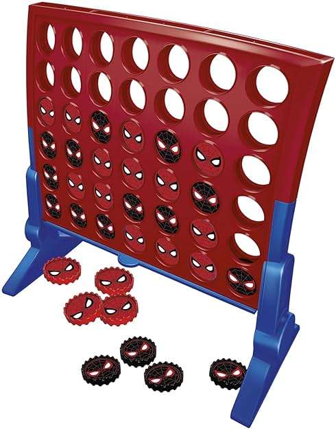 Hasbro Gaming Connect 4 Marvel Spider-Man Edition, Strategy Board Game for 2 Players, Ages 6 and Up (Amazon Exclusive) - Image 4
