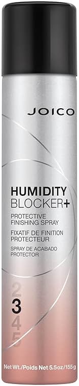 Joico Humidity Blocker+ Protective Finishing Spray | For Most Hair Types | Protect Against Heat, Humidity, & Pollution | Boost Shine | Eliminate Static | Reduce Frizz | Paraben & Sulfate Free - Product Image