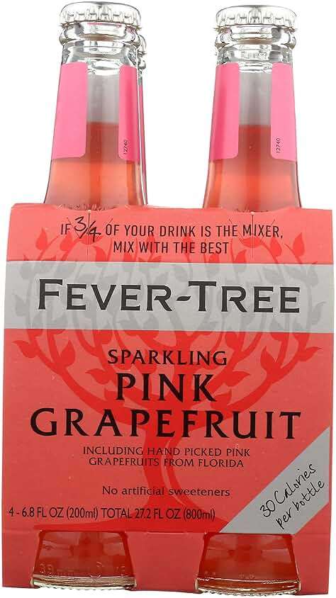 FEVER-TREE Sparkling Pink Grapefruit Mixer, 6.8 Fl Oz (Pack of 4) - Image 2