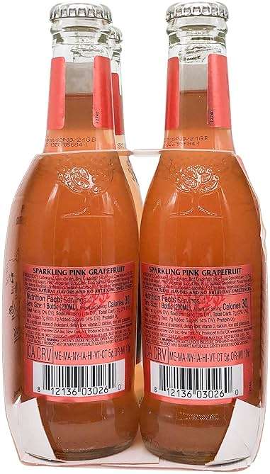 FEVER-TREE Sparkling Pink Grapefruit Mixer, 6.8 Fl Oz (Pack of 4) - Image 4
