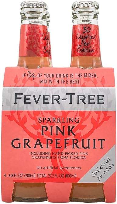 FEVER-TREE Sparkling Pink Grapefruit Mixer, 6.8 Fl Oz (Pack of 4) - Image 5