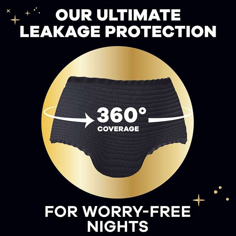 Always ZZZ Overnight Disposable Period Underwear for Women Small/Medium, 360° Coverage for Worry-Free Nights, 14 Count (2 Packs of 7) - Image 3