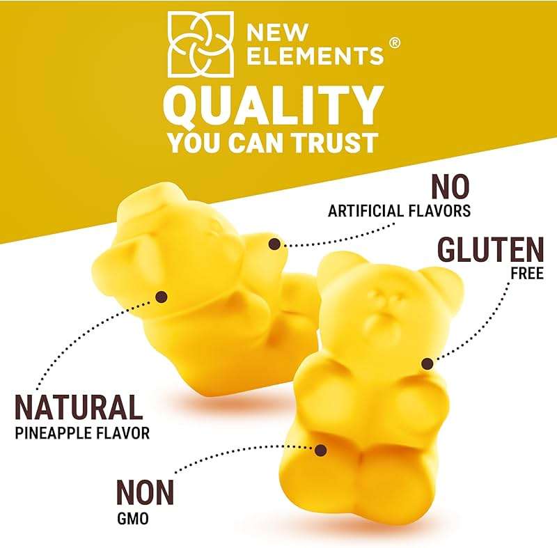 Calm Magnesium Glycinate Gummies 500mg with High-Potency Vitamin D3 10000iu & Vitamin K2 100mcg | Stress Relief, Relaxation & Bone Support for Adults | Vegan, Non-GMO, Gluten-Free, Pineapple Flavor - Image 7
