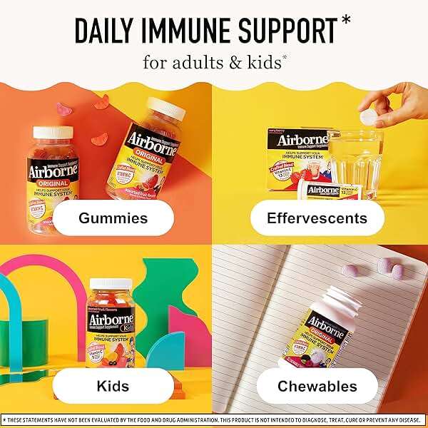Airborne Elderberry + Zinc & Vitamin C Gummies For Adults, Immune Support Vitamin D & Zinc Gummies With Powerful Antioxidant Vitamins C D & E - 50 Gummies, Elderberry Flavor - Image 8