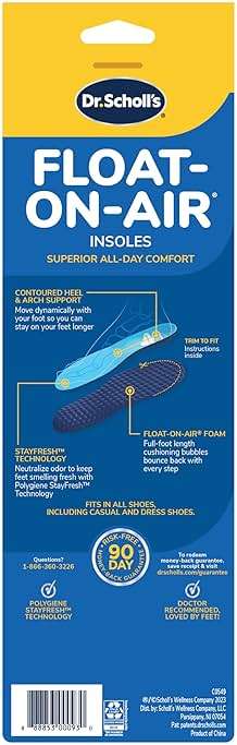 Dr. Scholl's® Float-On-Air® Comfort Insoles, Women, 1 Pair, Full Length - Image 7