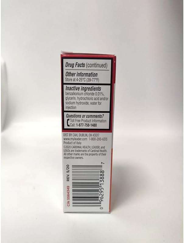LEADER Sterile Eye Drops for Eye Allergy & Itch Relief, Ketotifen Antihistamine Solution 0.035%, Works in Minutes, up to 12 Hours, Prescription Strength 0.34 oz - Image 3