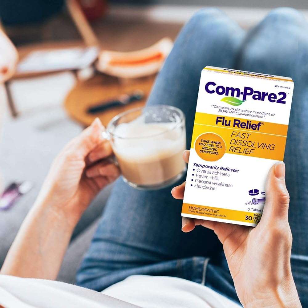 Com-Pare2 Flu Relief 30ct for Cold and Flu Symptoms - Image 5