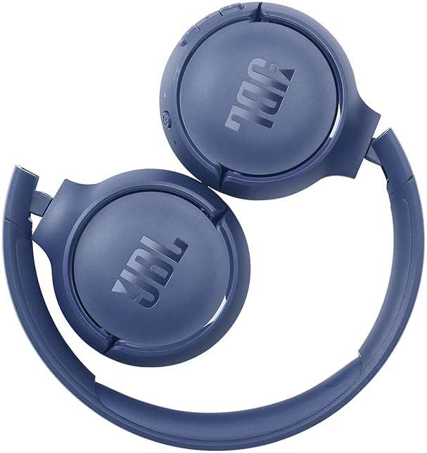 JBL Tune 510BT - Bluetooth headphones with up to 40 hours battery, microphone for call, foldable and comfortable, Android and iOs compatible (Blue) - Image 8