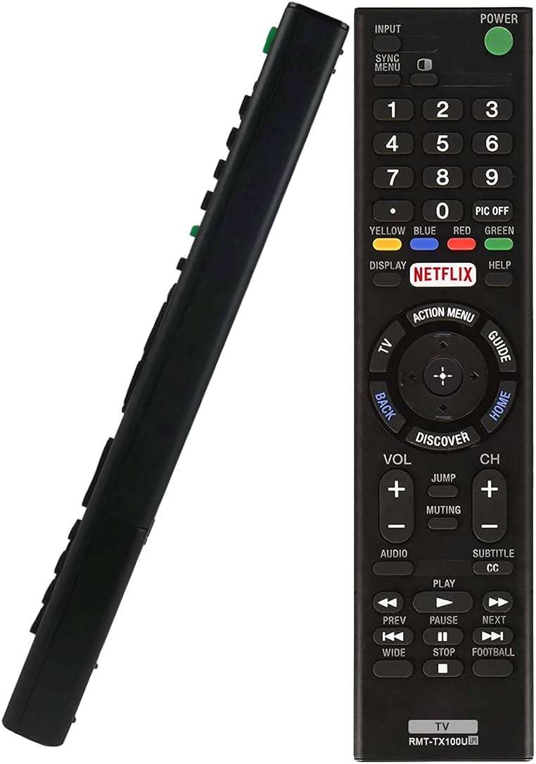 RMT-TX100U Universal Remote Control for Sony-TV-Remote All Sony LCD LED HDTV Smart bravia TVs - No Setup Needed - Image 4