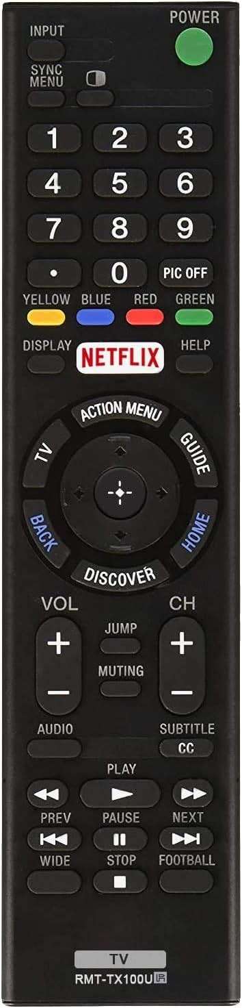 RMT-TX100U Universal Remote Control for Sony-TV-Remote All Sony LCD LED HDTV Smart bravia TVs - No Setup Needed - Image 5