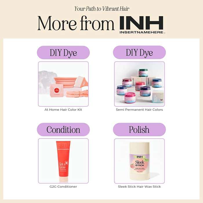INH Semi Permanent Hair Color | Color Depositing Conditioner | Ruby Red Hair Dye | No Bleach & No Peroxide Temporary Tint for Women & Men | Vegan, Ammonia Free, & Sulfate Free | Ready to Use, 6oz - Image 6