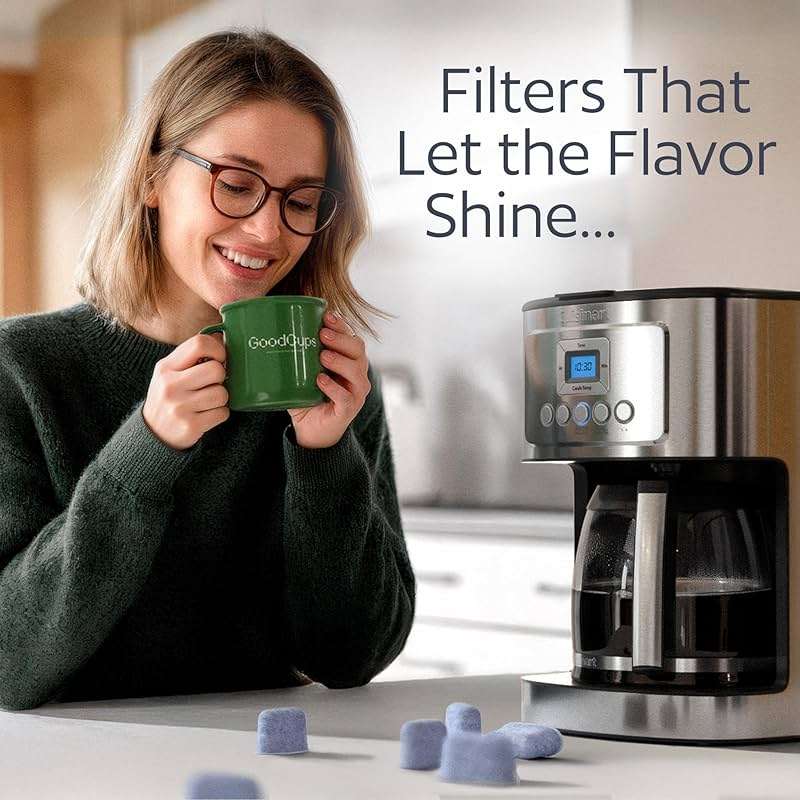 12 Pack Water Filters for Cuisinart Coffee Makers by GoodCups - Replacement Charcoal Water Filters - Fits All Cuisinart Coffee Machines - Image 7