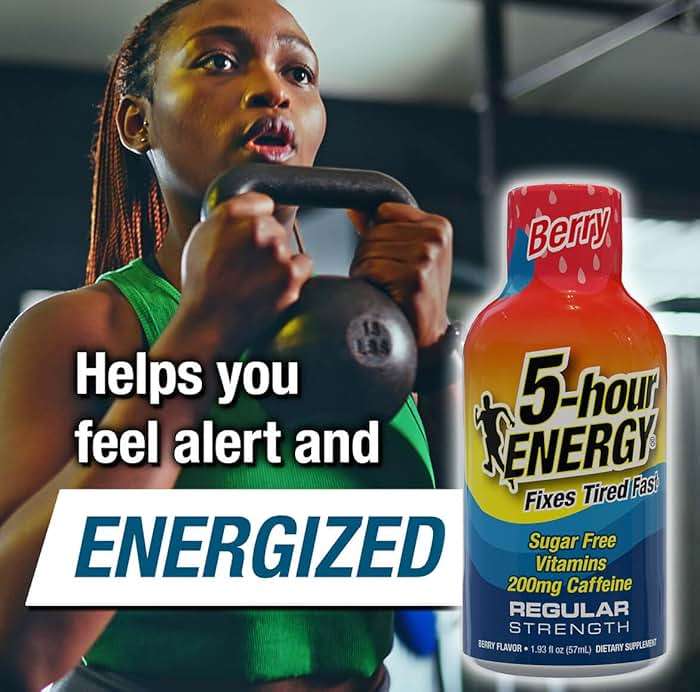 5-hour ENERGY Berry Flavor, 30 Count, 1.93 Fl Oz Energy Shot, Regular Strength, Amino Acids, B Vitamins, Sugar Free and Zero Calories - Image 3