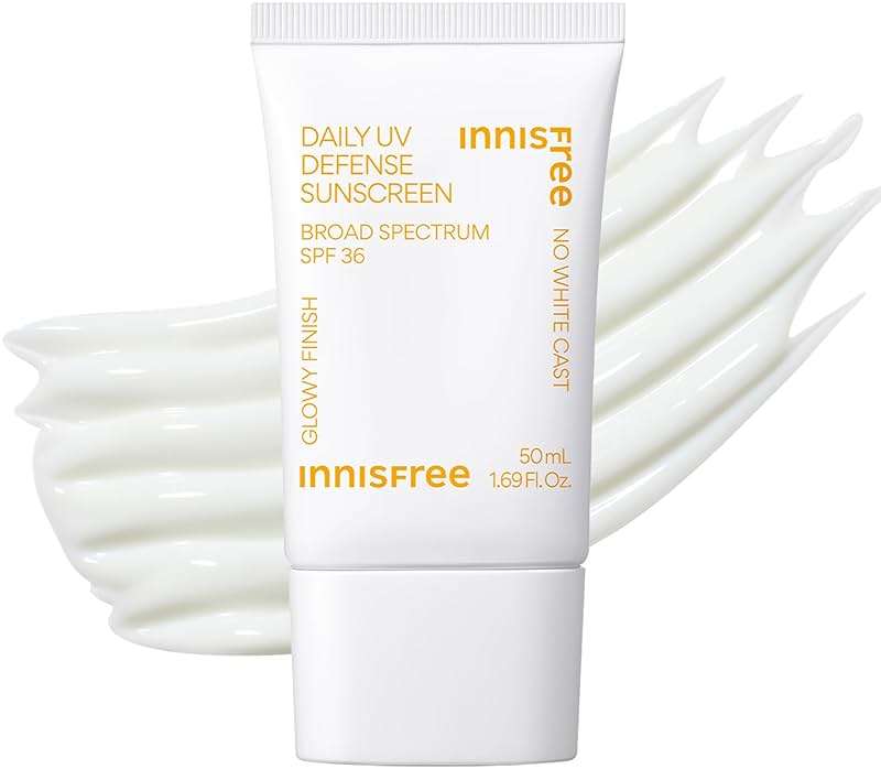 innisfree Daily UV Defense SPF 50+ PA++++ Korean Face & Body Sunscreen, Broad Spectrum, Invisible Finish, No White Cast, Lightweight, Hydrating - Image 1