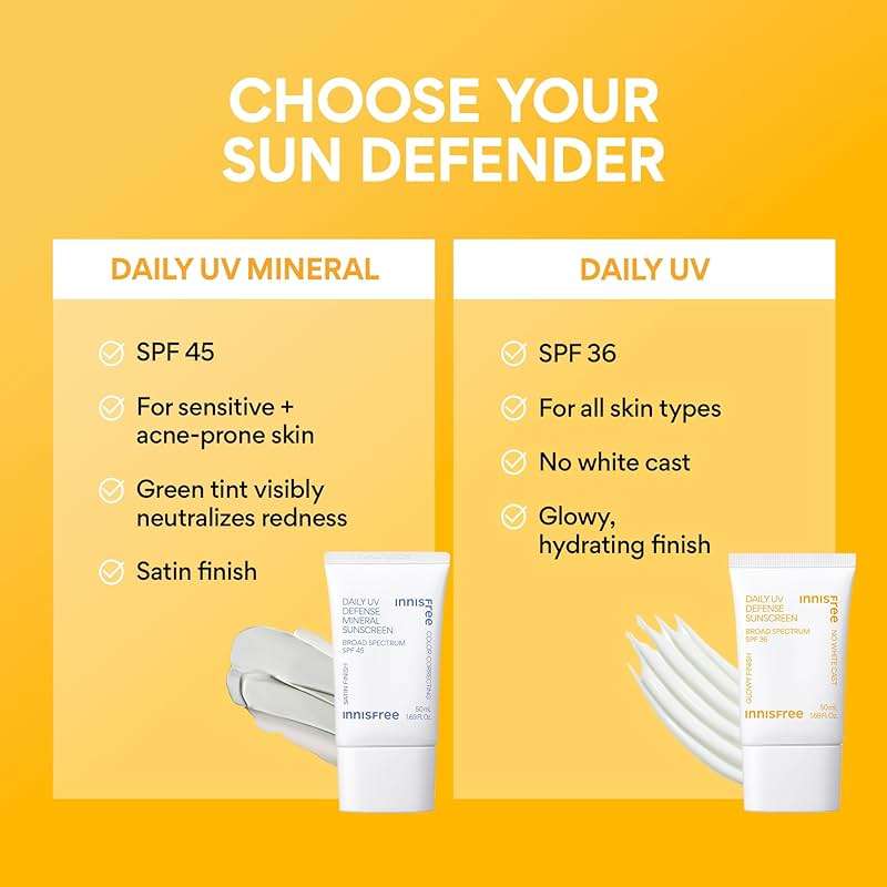 innisfree Daily UV Defense SPF 50+ PA++++ Korean Face & Body Sunscreen, Broad Spectrum, Invisible Finish, No White Cast, Lightweight, Hydrating - Image 7