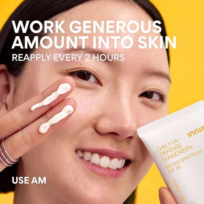 innisfree Daily UV Defense SPF 50+ PA++++ Korean Face & Body Sunscreen, Broad Spectrum, Invisible Finish, No White Cast, Lightweight, Hydrating - Image 9